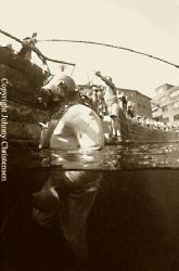 This oldfashioned diver attracted lots of attention from ... by Johnny Christensen 